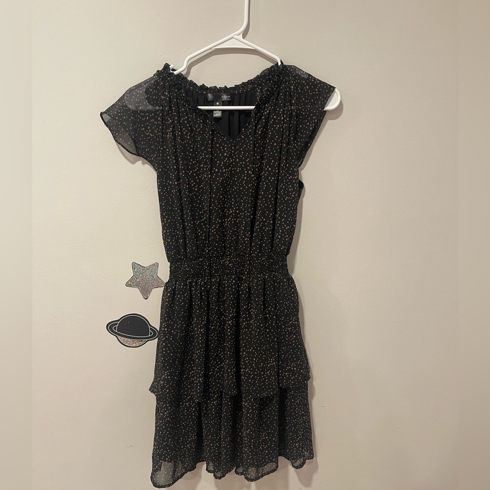 Aqua flowy dress!